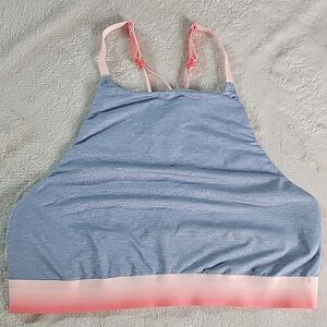 Victoria’s Secret Small Full Cover Swim Bralette Light Sport Grey Pink Peach G22